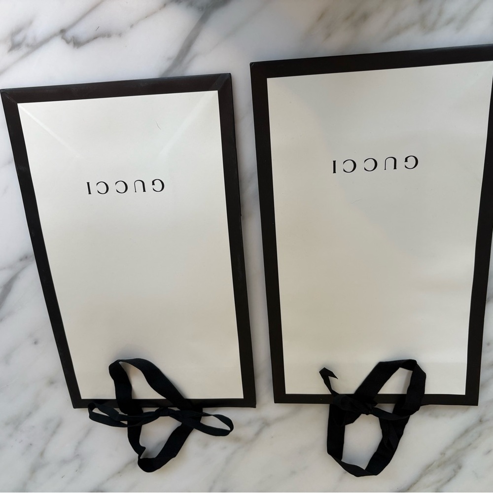 Gucci Black and White Designer Bags